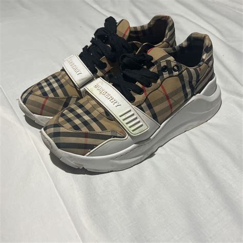 burberry regis trainers|regis check trainer sneakers.